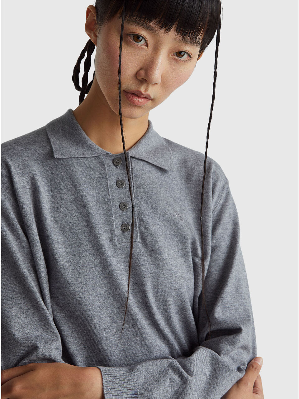L/S POLO SHIRT Femme image number null