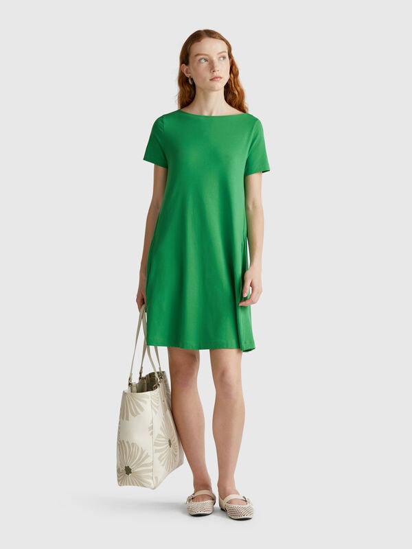 Robe courte évasée Femme