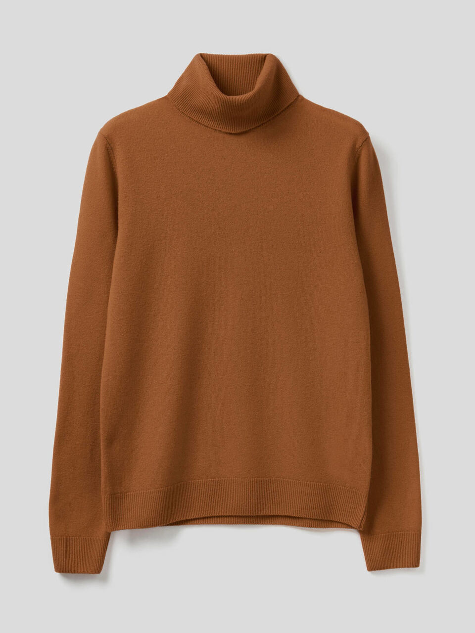 Pull chaud col roulé en pure laine vierge image number 1