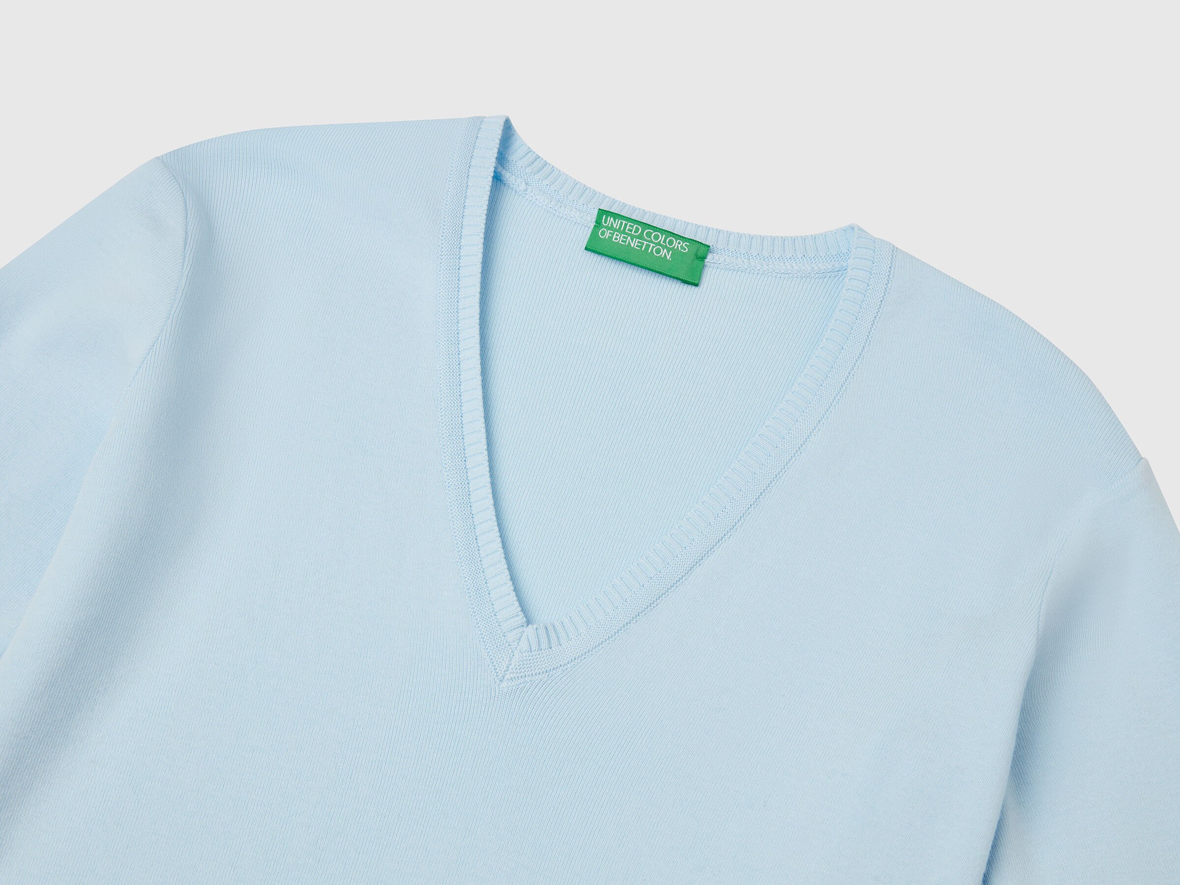 V NECK SWEATER L/S Femme image number 5