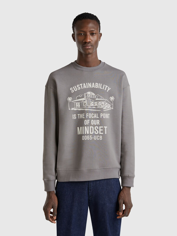 Sweat-shirt avec imprimé Homme