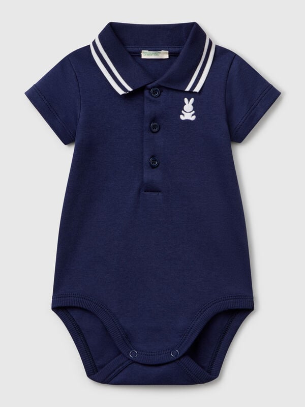 Body polo en coton Naissancede