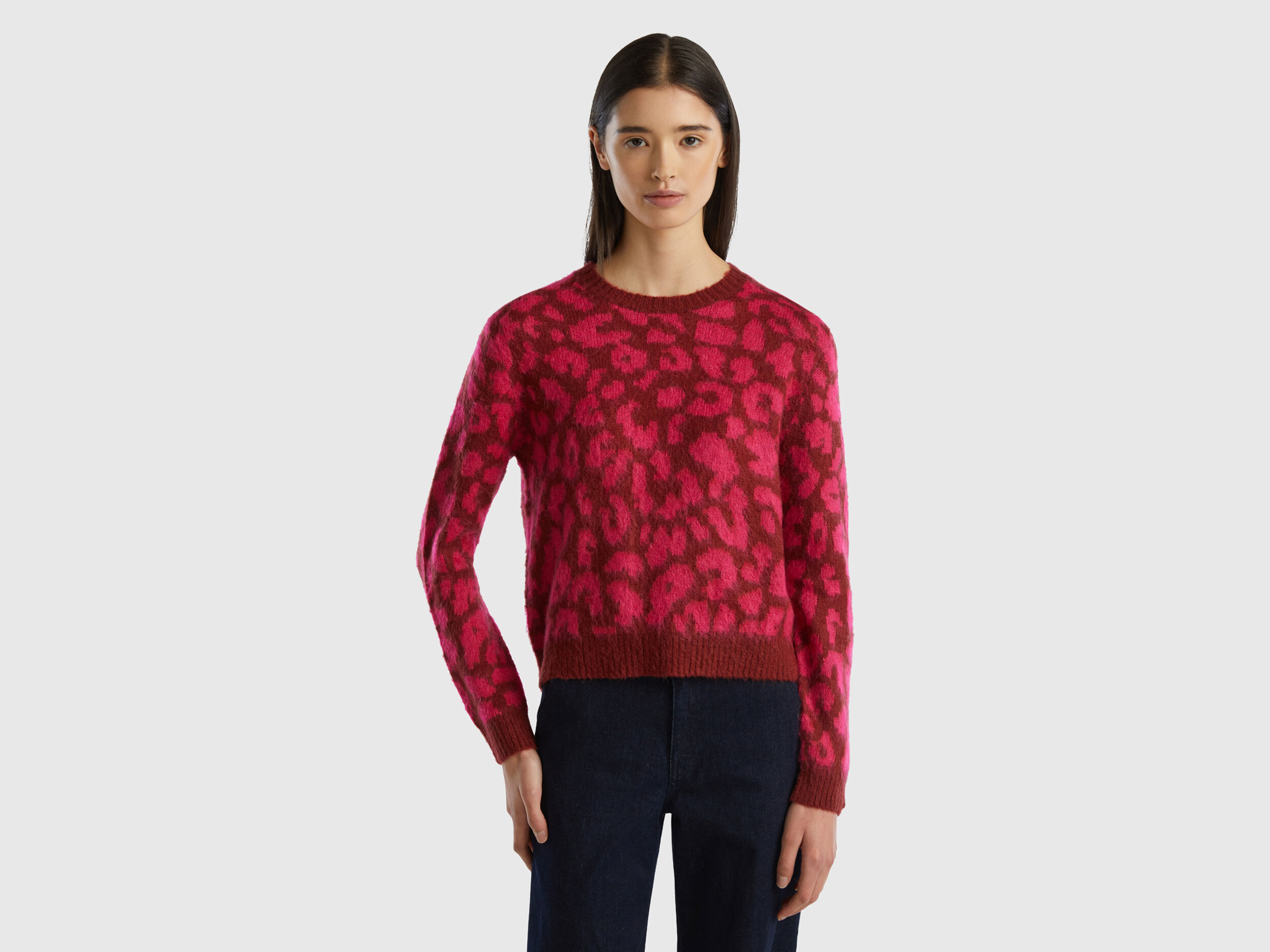 Pull online rouge mohair