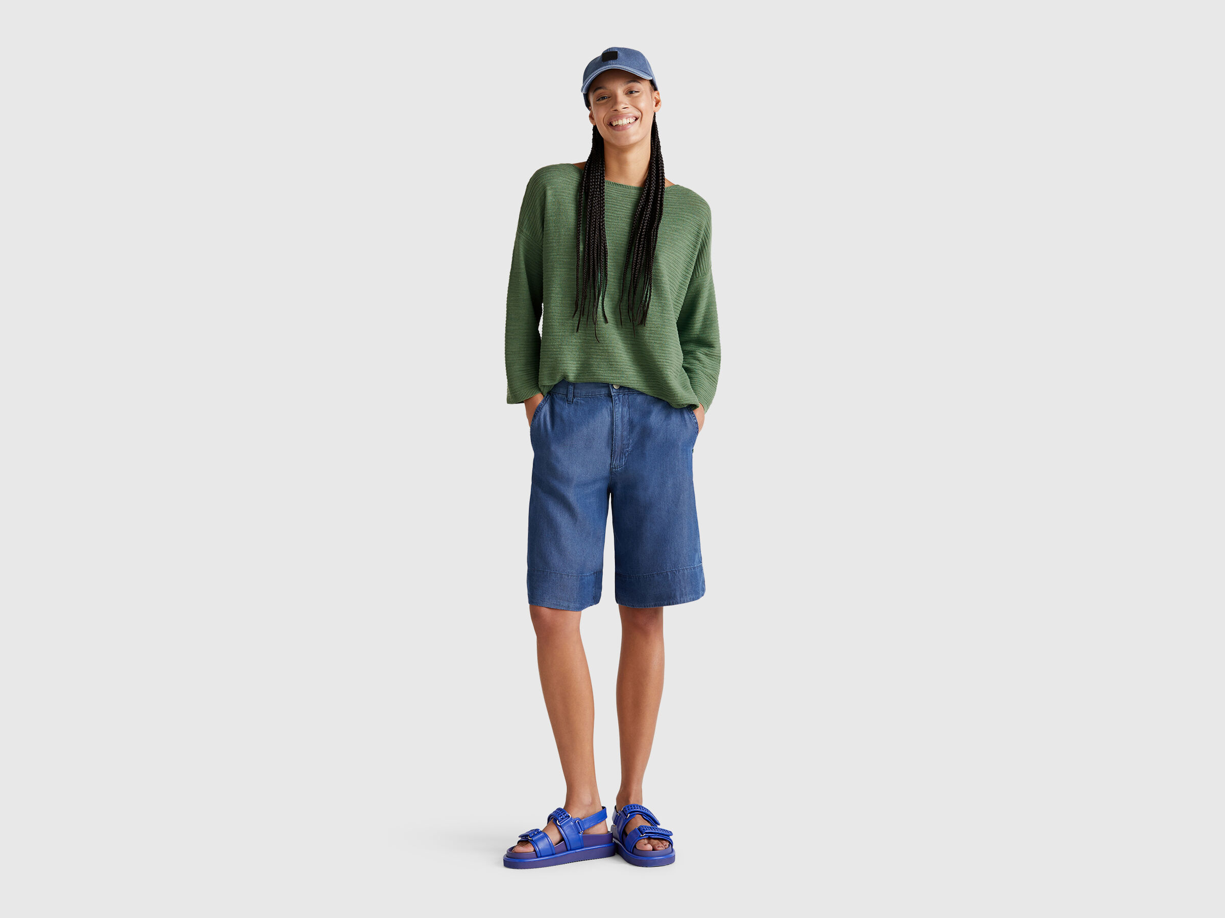 BOAT-NECK SWEAT.L/S Femme image number 2