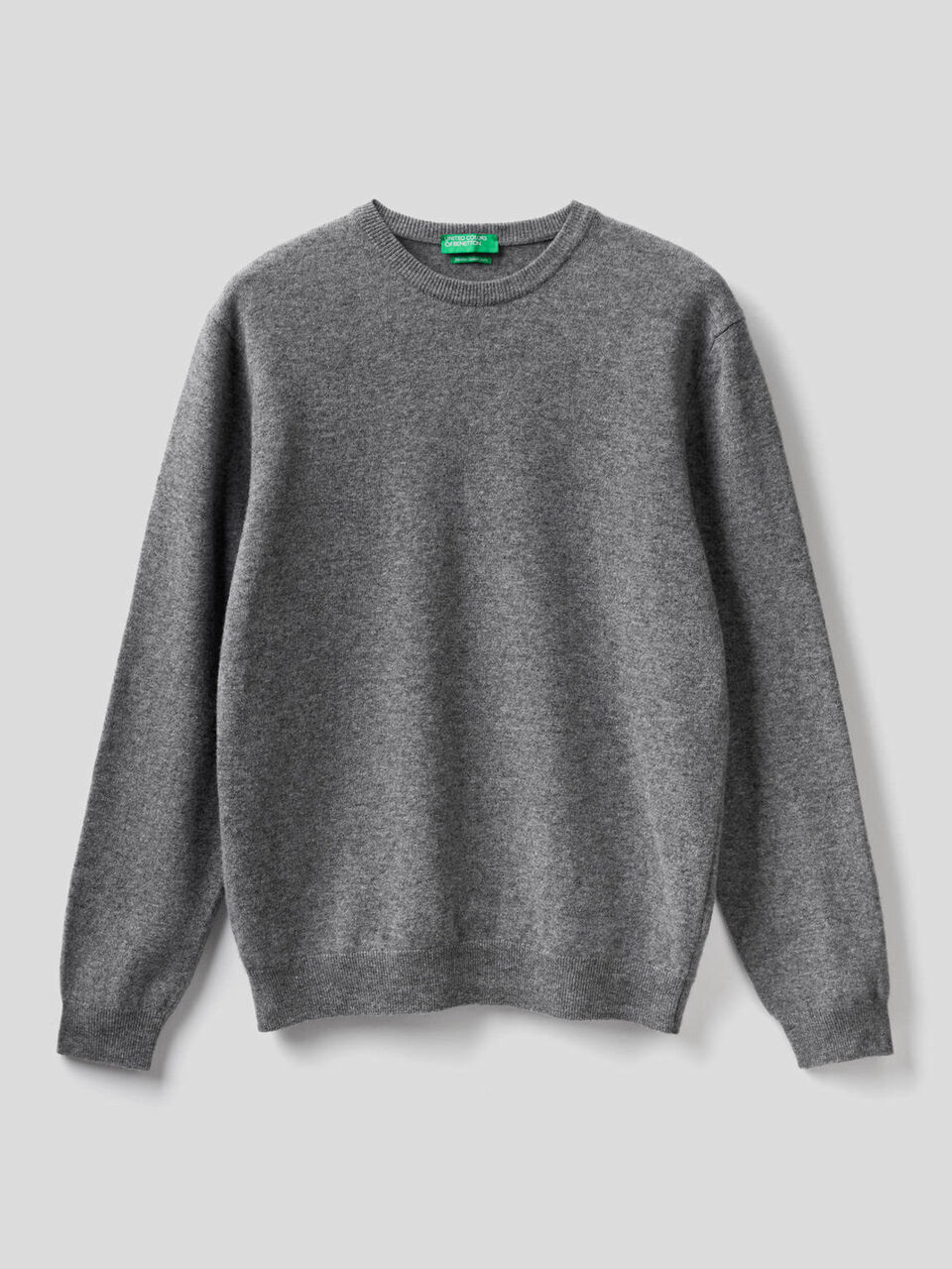 Pull col rond en pure laine vierge image number 1