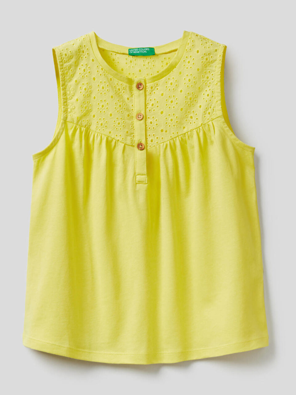Blouse sans manches en 100% coton image number 1
