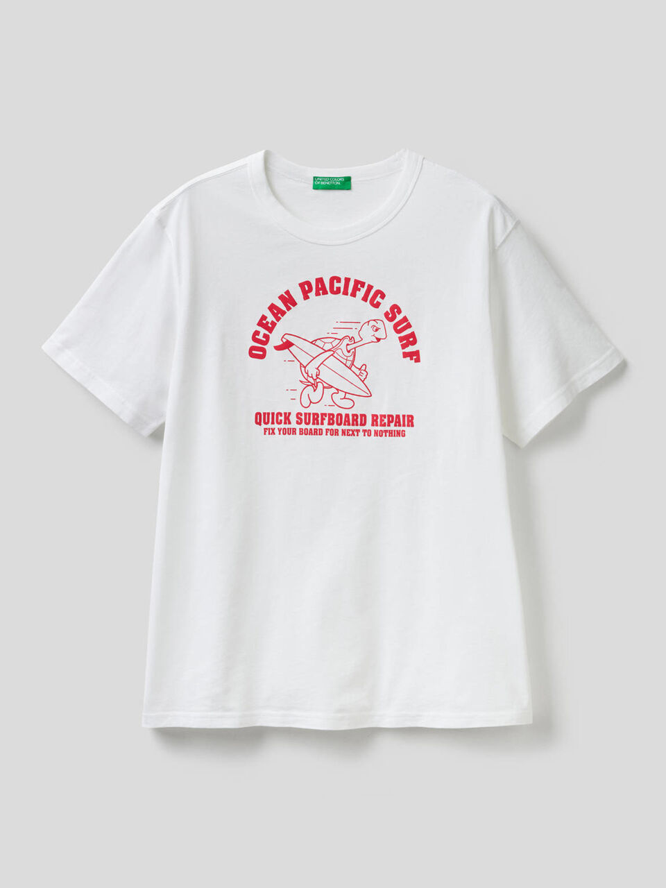T-shirt en pur coton avec imprimé image number 1