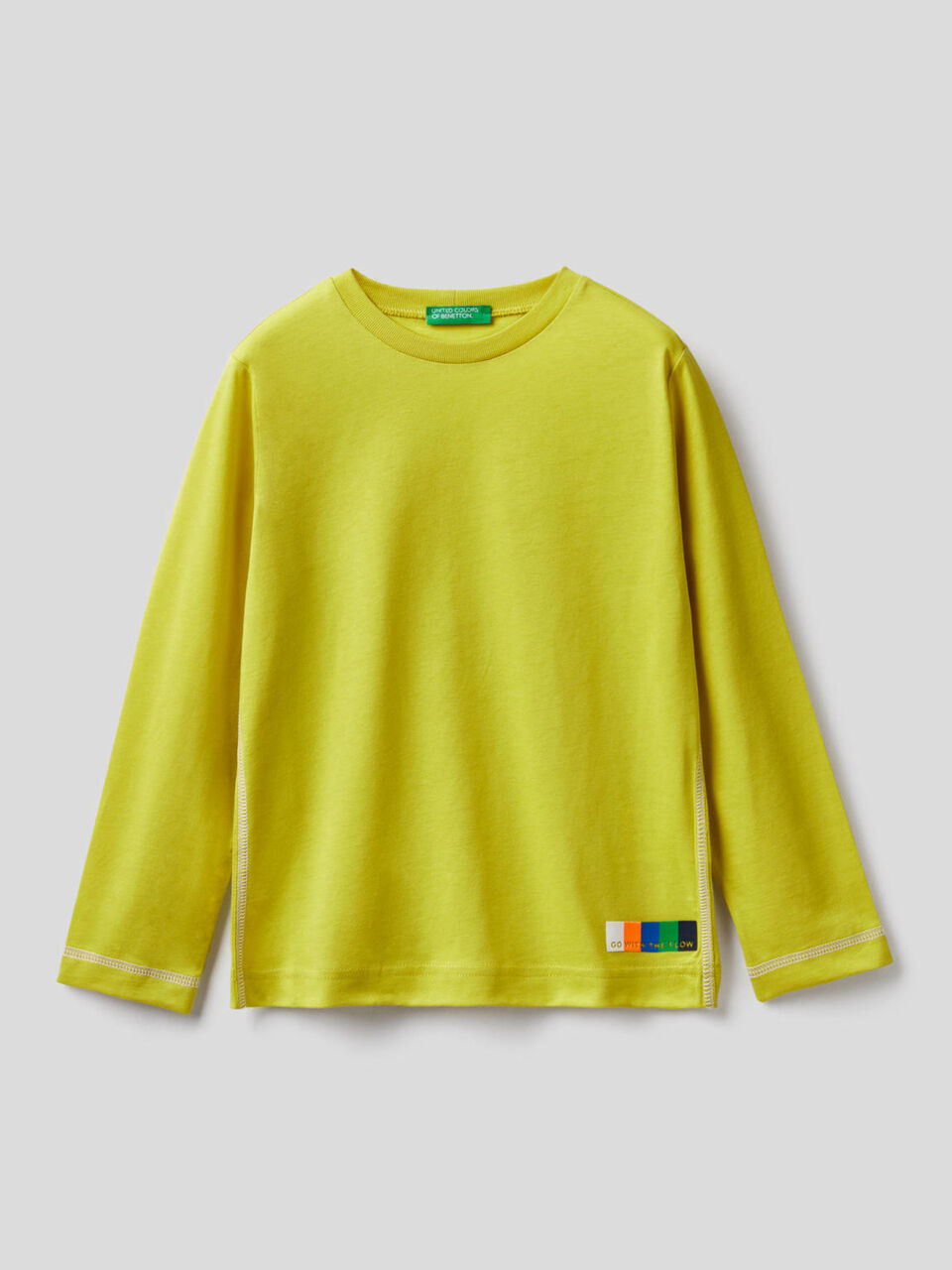 T-shirt manches longues 100% coton image number 1