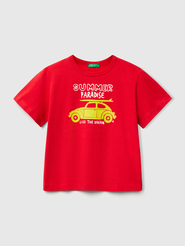T-shirt à imprimé fluo Garçon