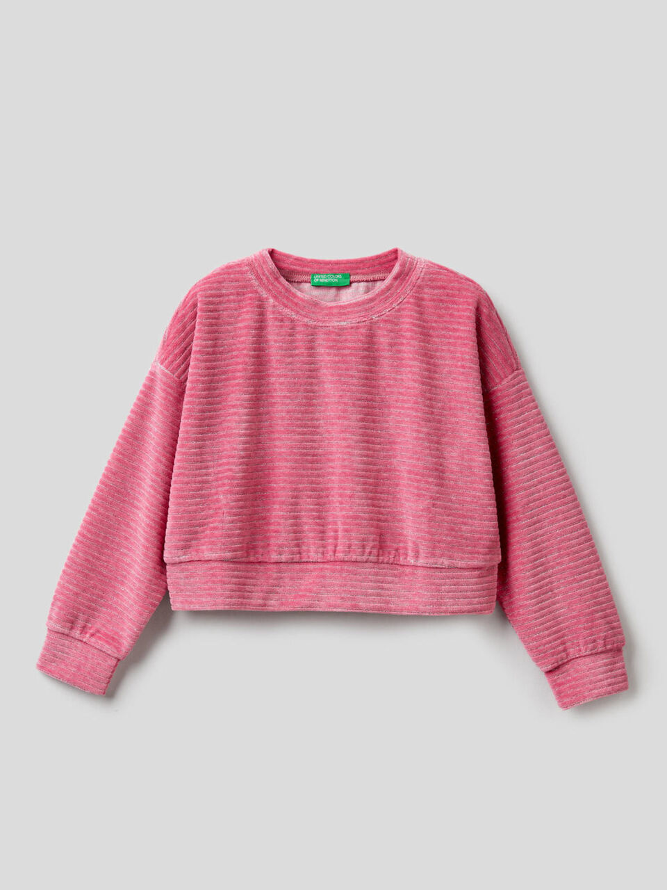 Sweat cropped en chenille image number 1