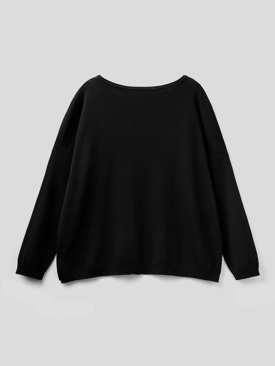 Pull en coton avec encolure ronde image number 2