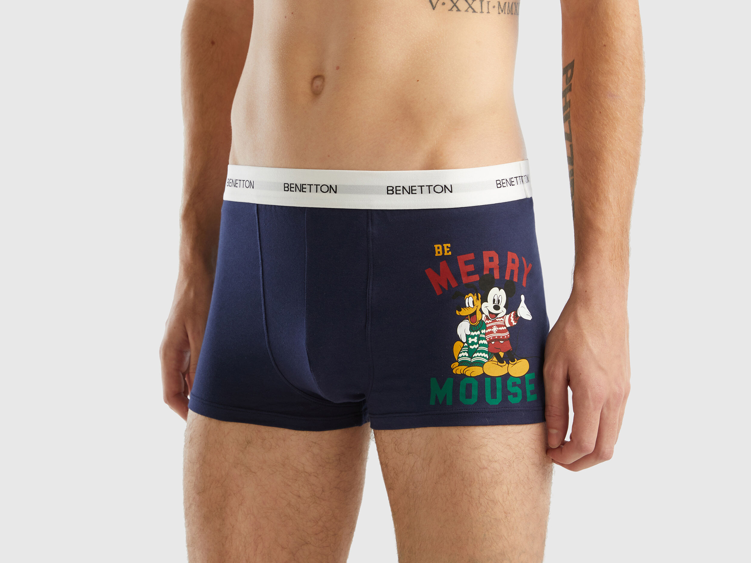 Boxer Mickey en coton stretch