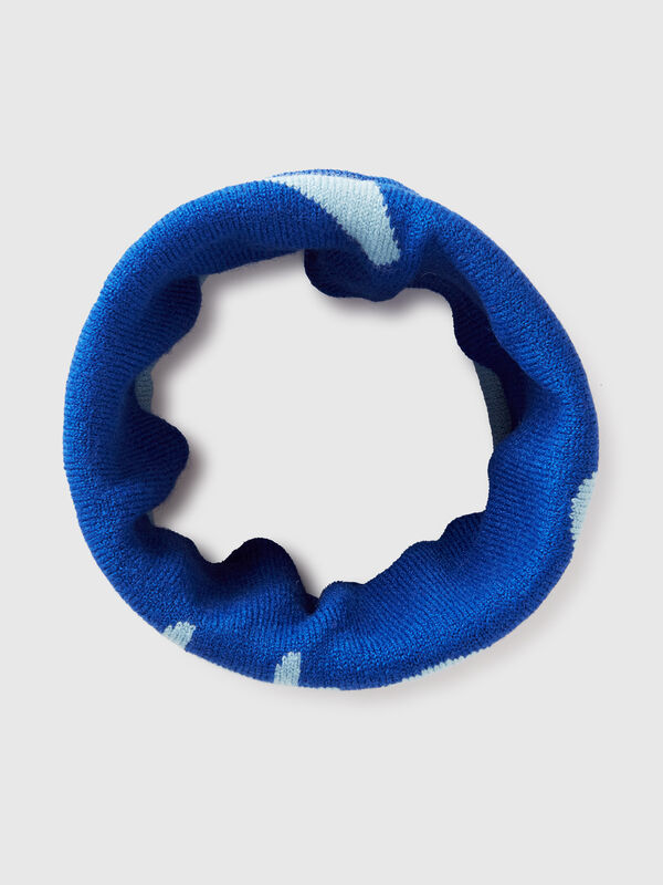 Tour de cou réversible avec logo Garçon