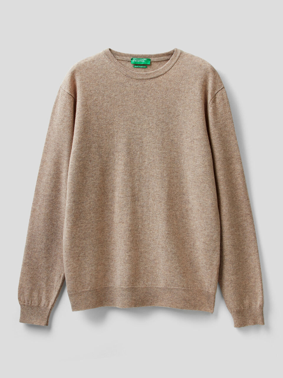 Pull col rond en pure laine vierge image number 1