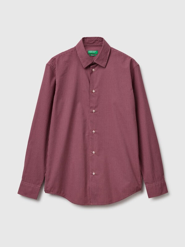 Chemise à carreaux 100% coton Homme