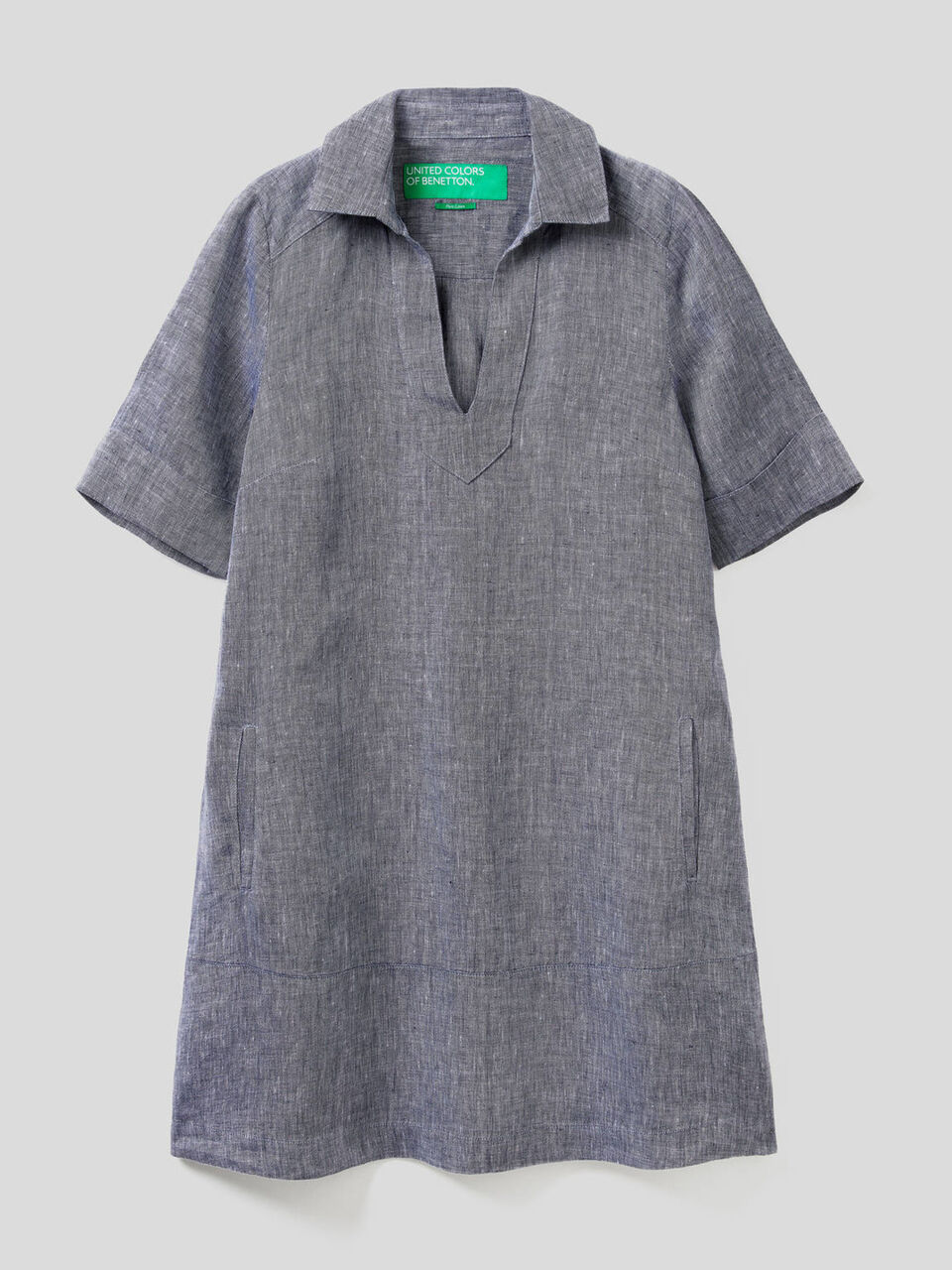 Robe courte 100% lin image number null