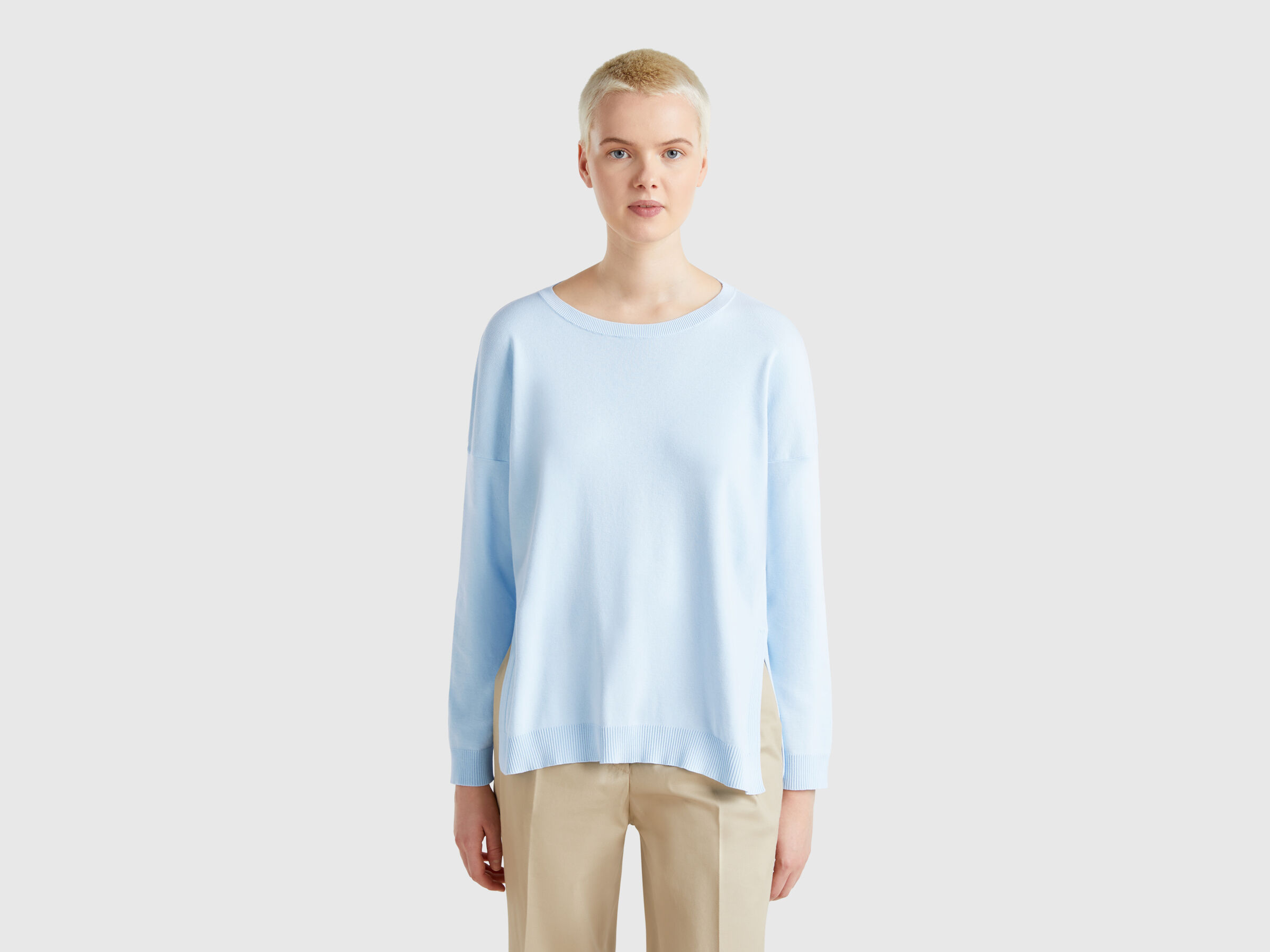 BOAT-NECK SWEAT.L/S Femme image number 0