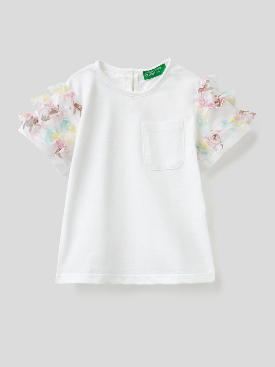 T-shirt avec volants image number 1