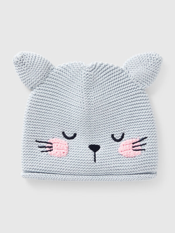Casquette en tricot avec applications Naissancede