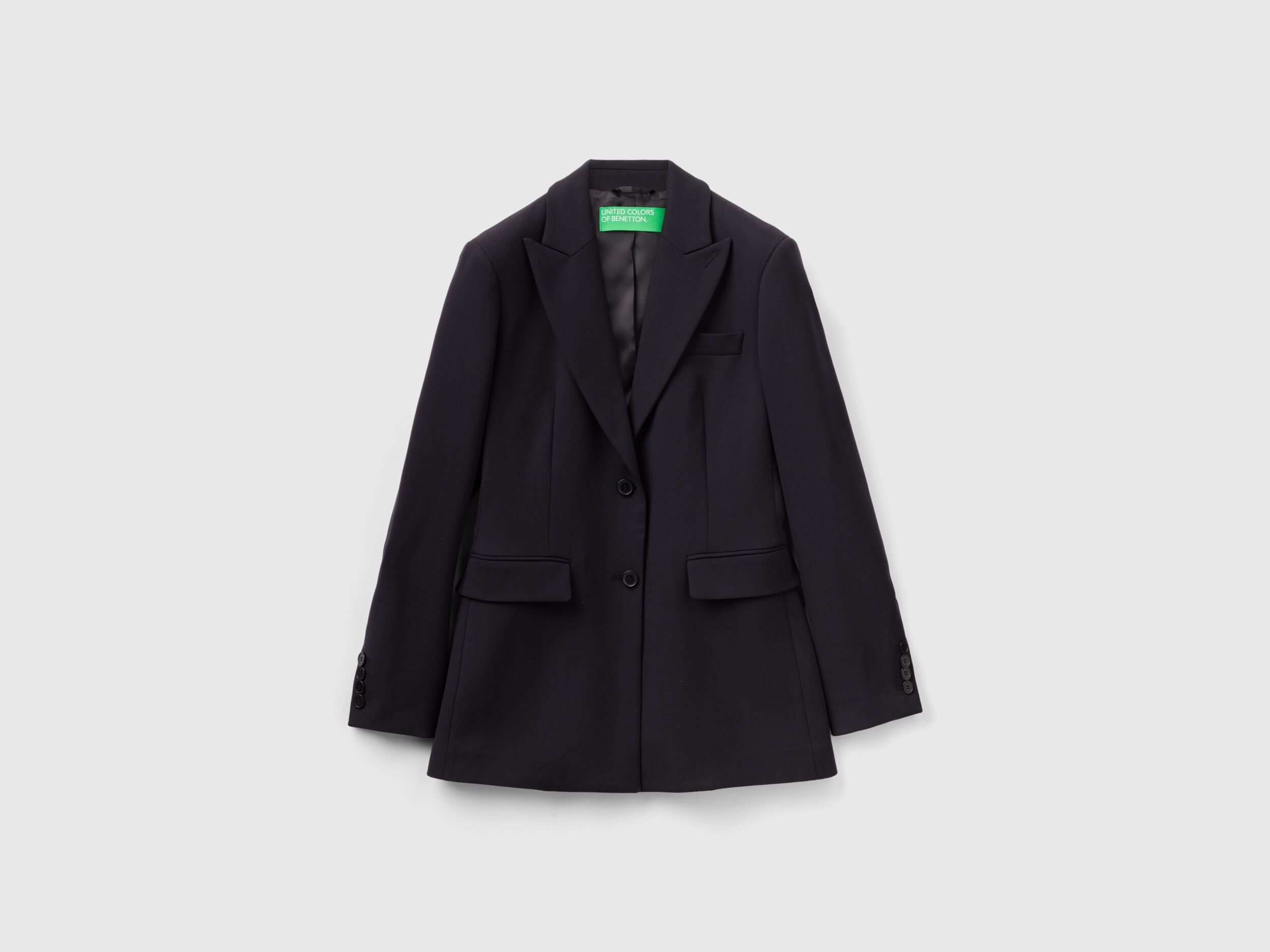 Veste noire sales cintrée