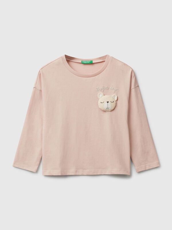 T-shirt avec application Filles