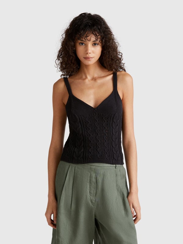 Haut en crochet Femme