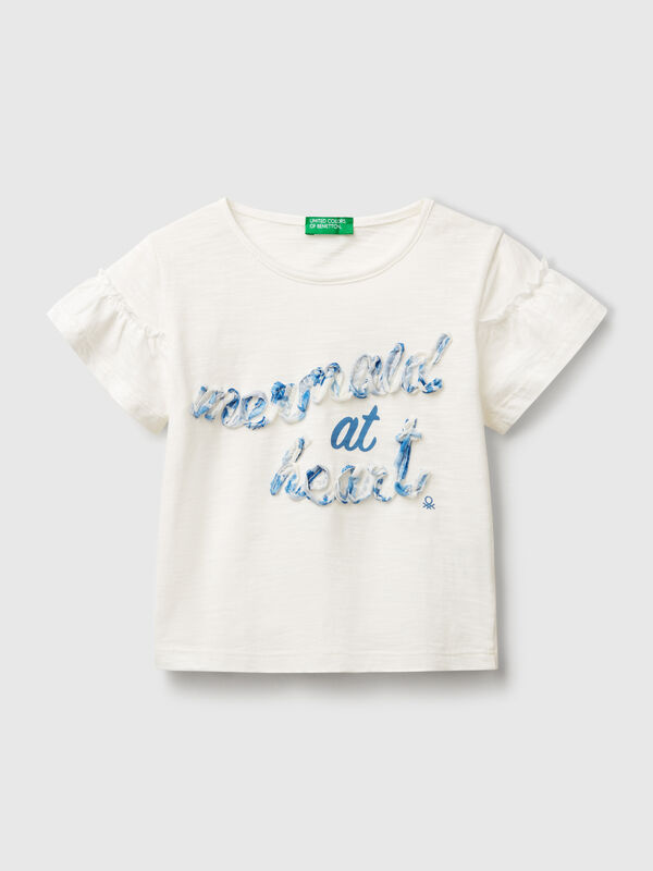 T-shirt avec application Filles
