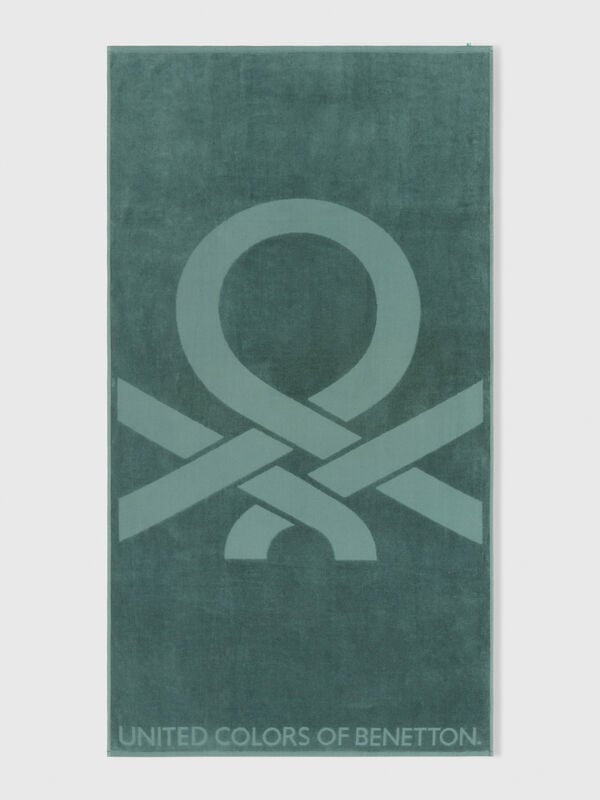 Serviette de plage jacquard