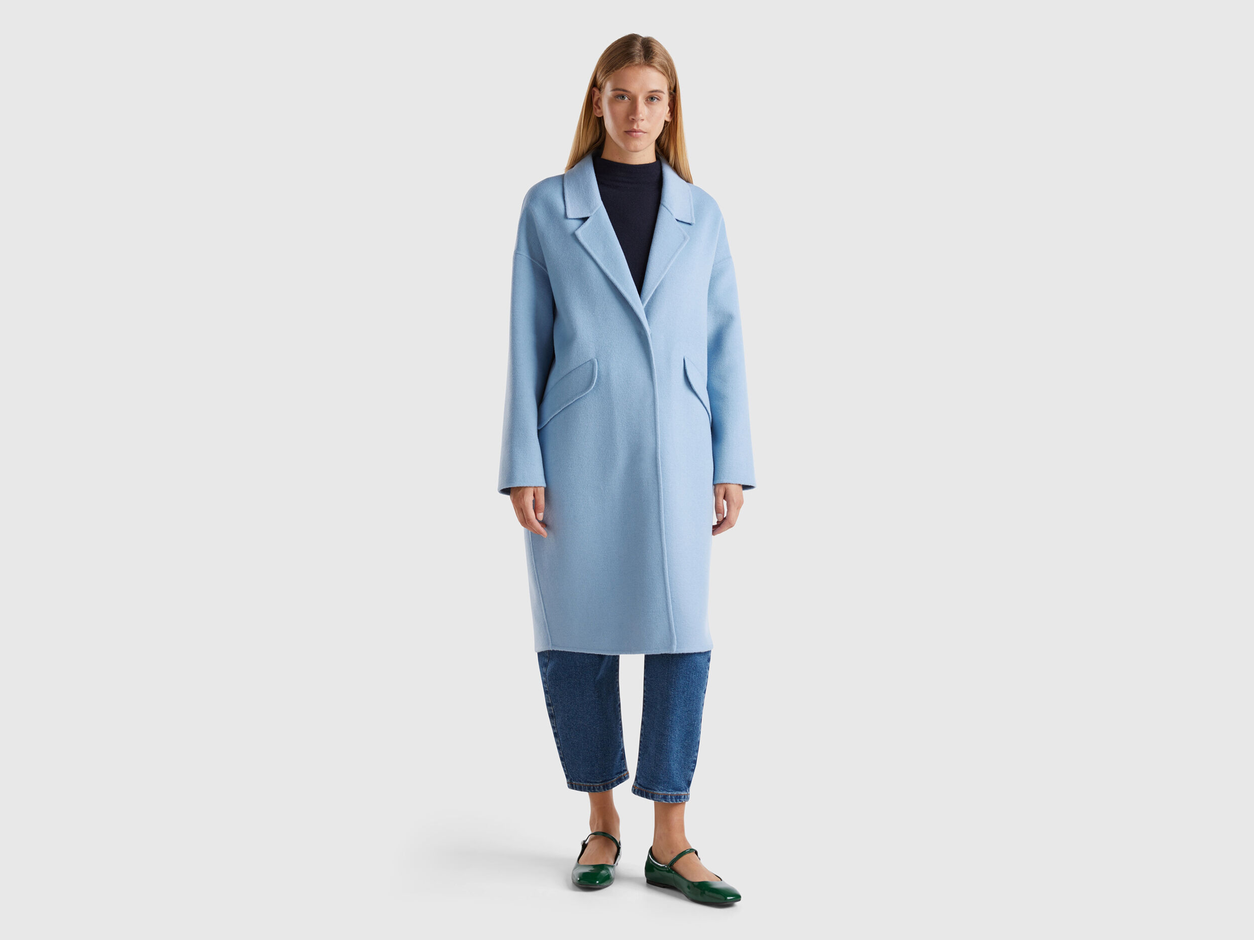Manteau bleu clair femme cheap