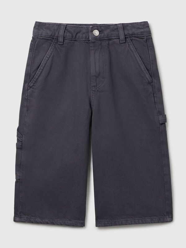 Pantalon en coton jusqu'aux genoux Filles