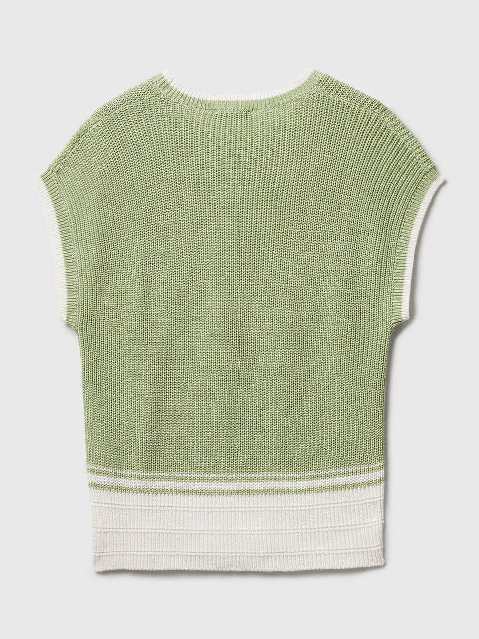 SLEEVELESS SWEATER Femme image number 2