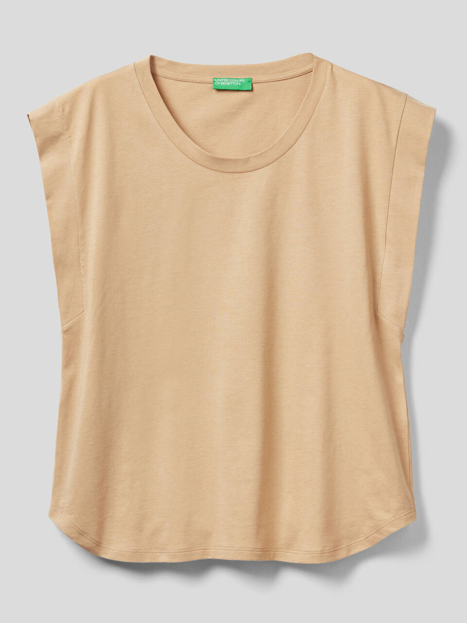 T-shirt en coton avec mancherons image number 1