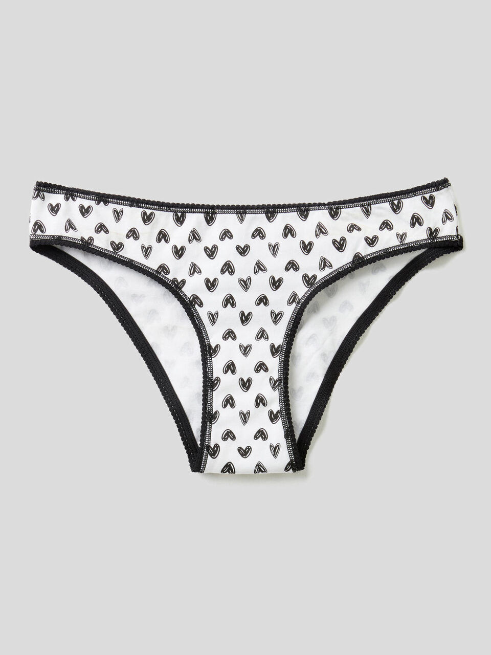 Slip fantaisie en coton stretch image number 1