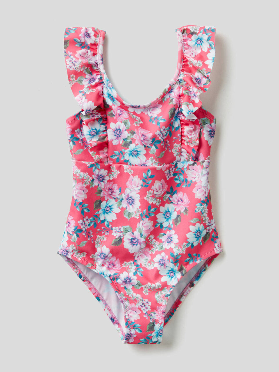 Maillot de bain une pièce à fleurs image number 1