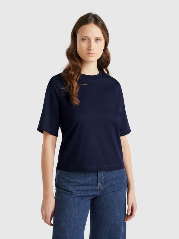T-shirt boxy 100 % coton Femme