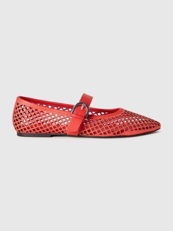 Ballerines résille Femme