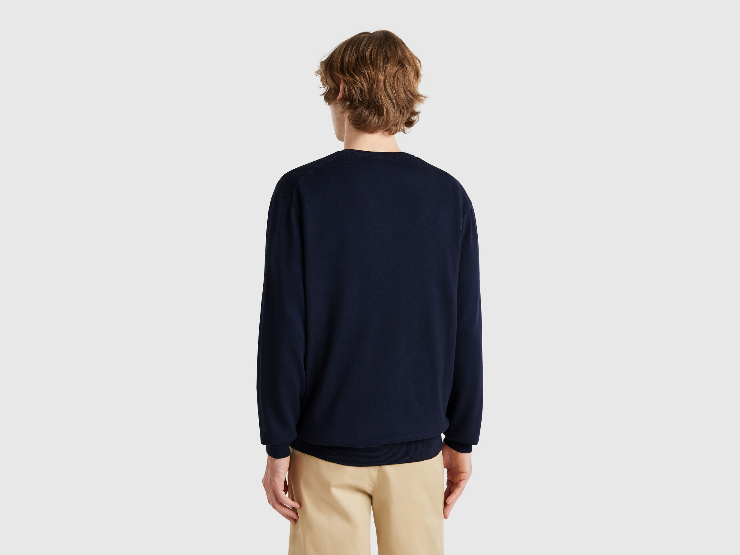 V NECK SWEATER L/S Homme image number 1
