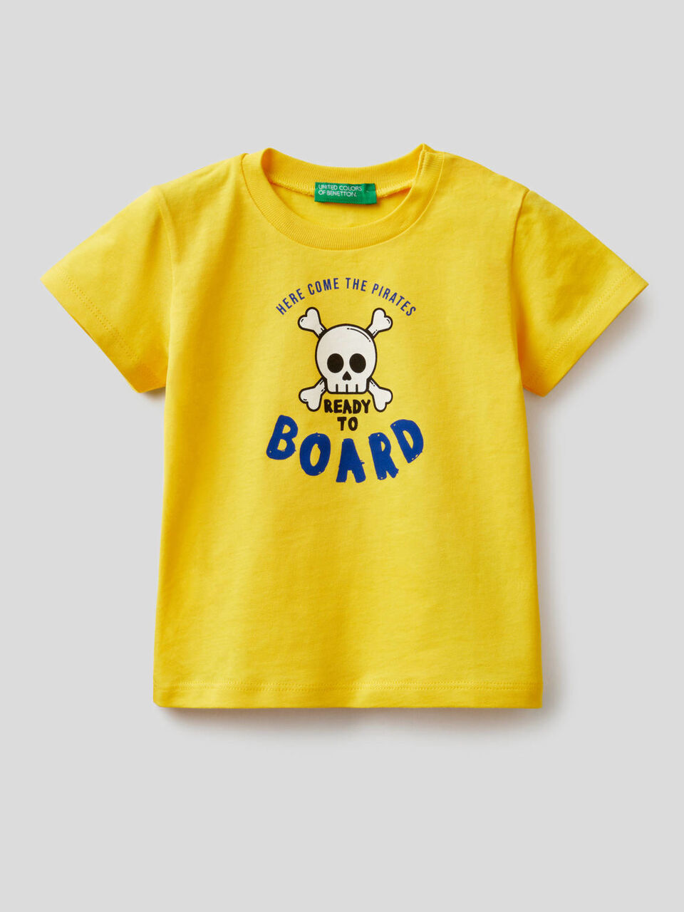 T-shirt en coton avec imprimé pirates image number 1