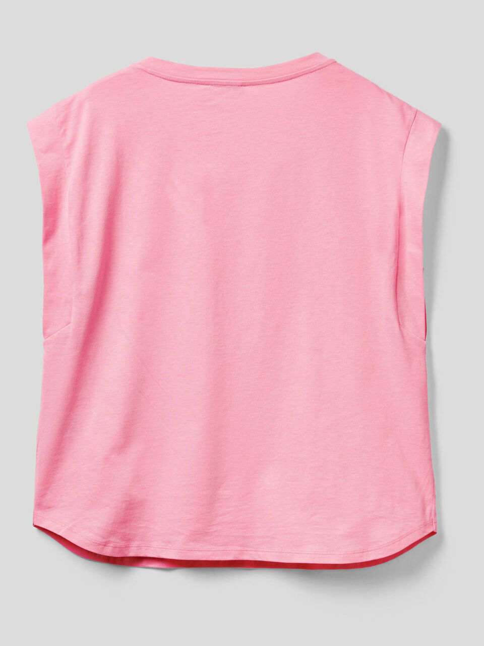 T-shirt en coton avec mancherons image number 2