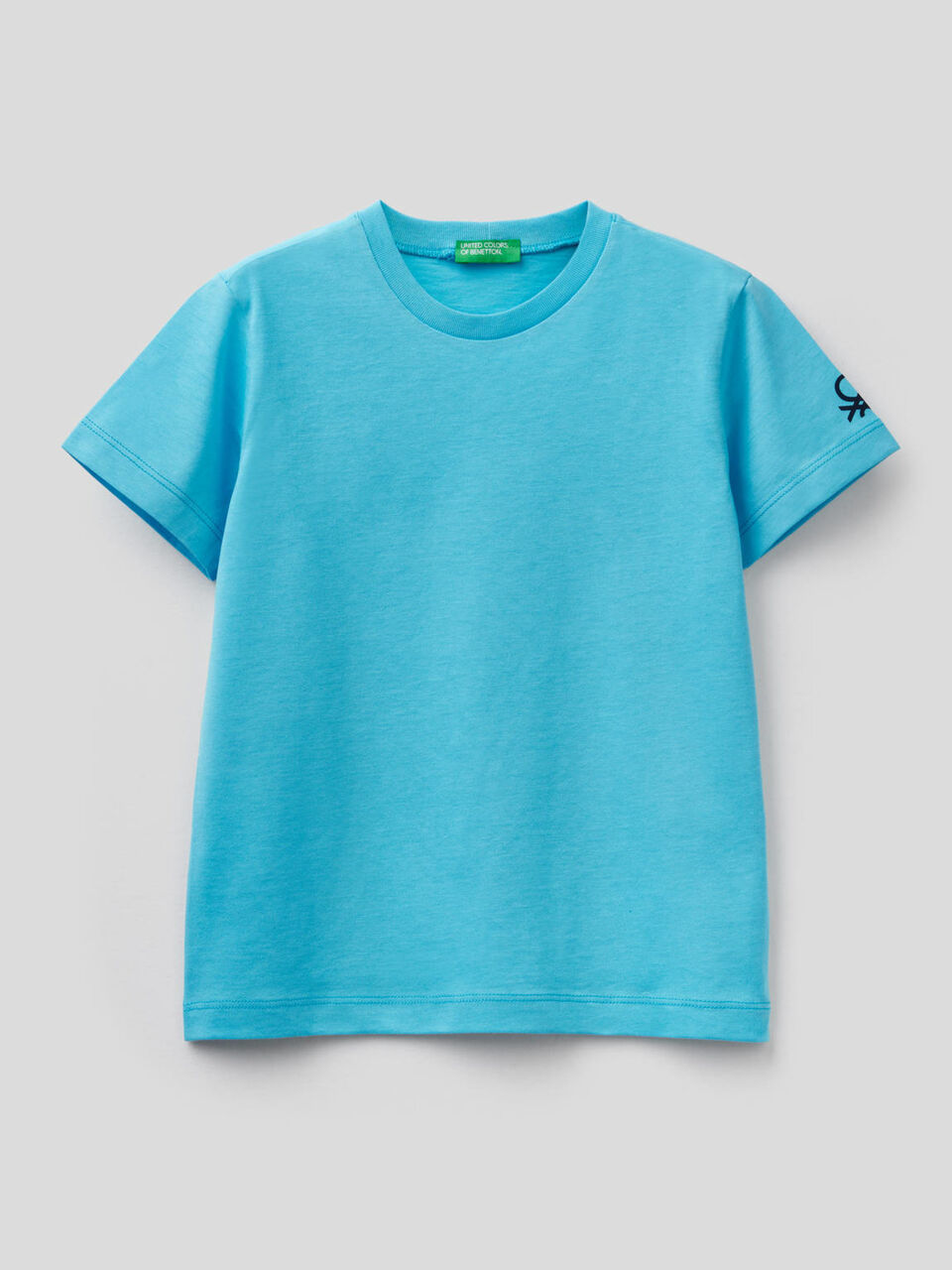 T-shirt en coton bio avec logo imprimé image number 1