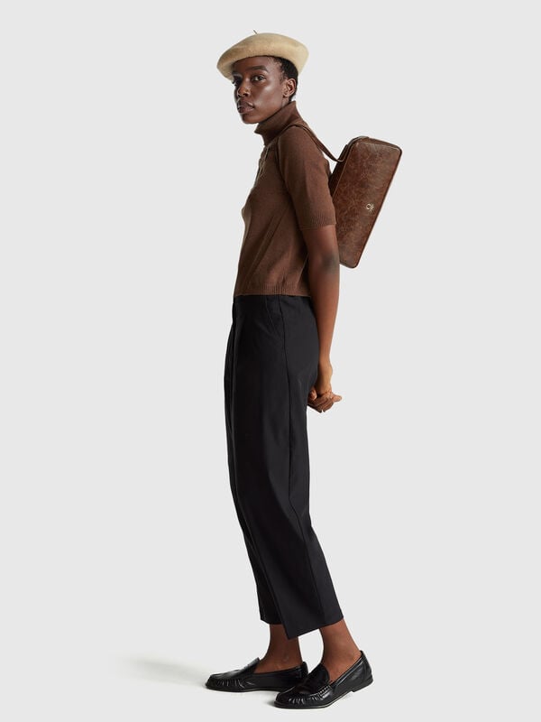 Pantalon en mélange de viscose Femme