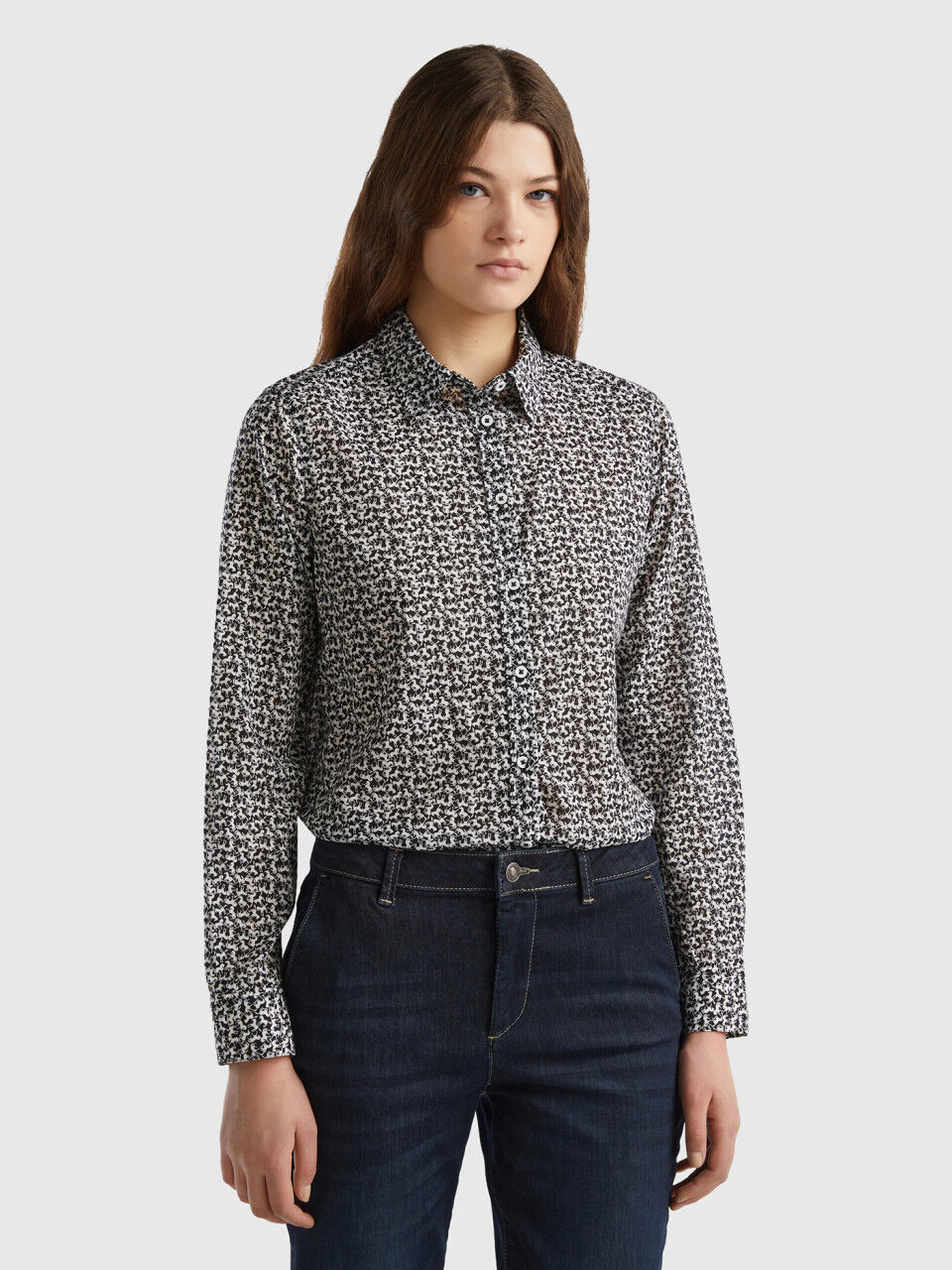 Chemise benetton top femme