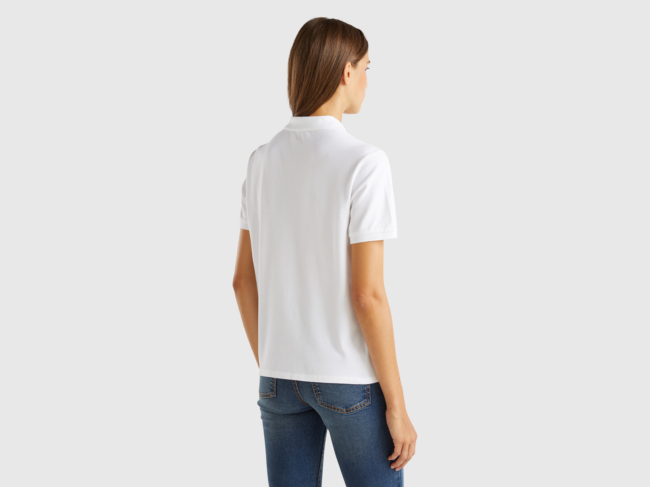 Polo femme benetton hotsell