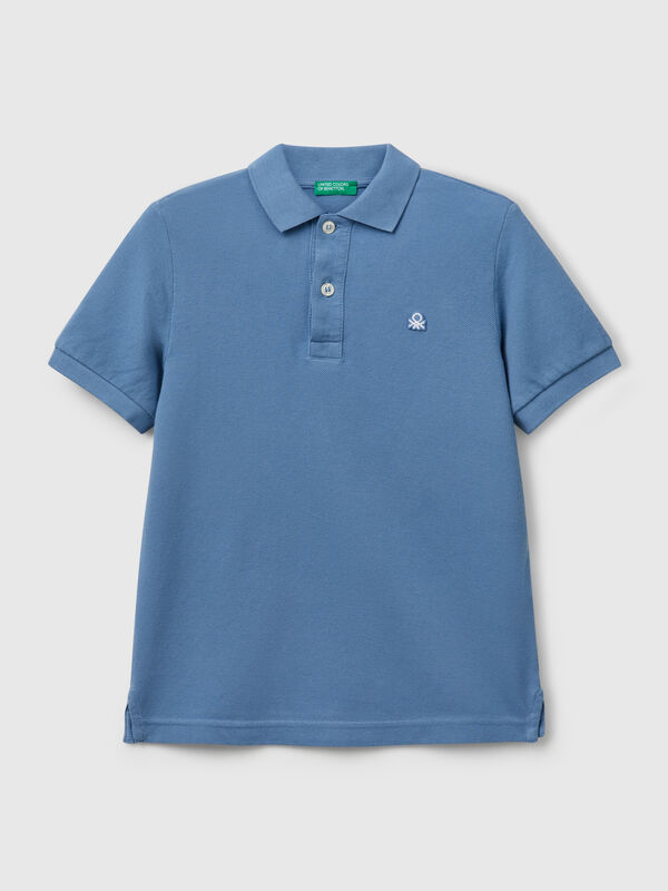 Polo slim en pur coton Garçon