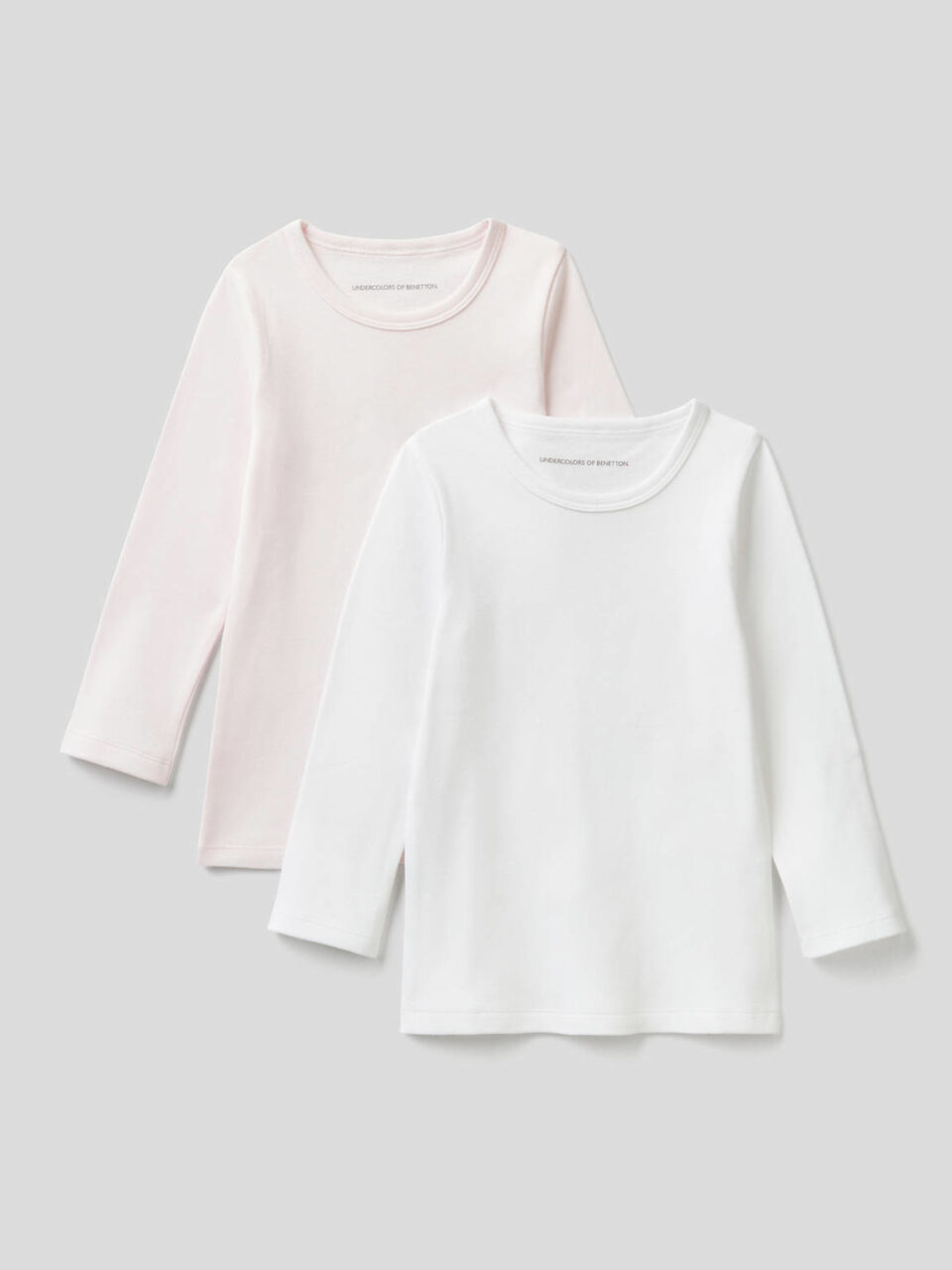 Deux t-shirts manches longues en coton chaud image number 1