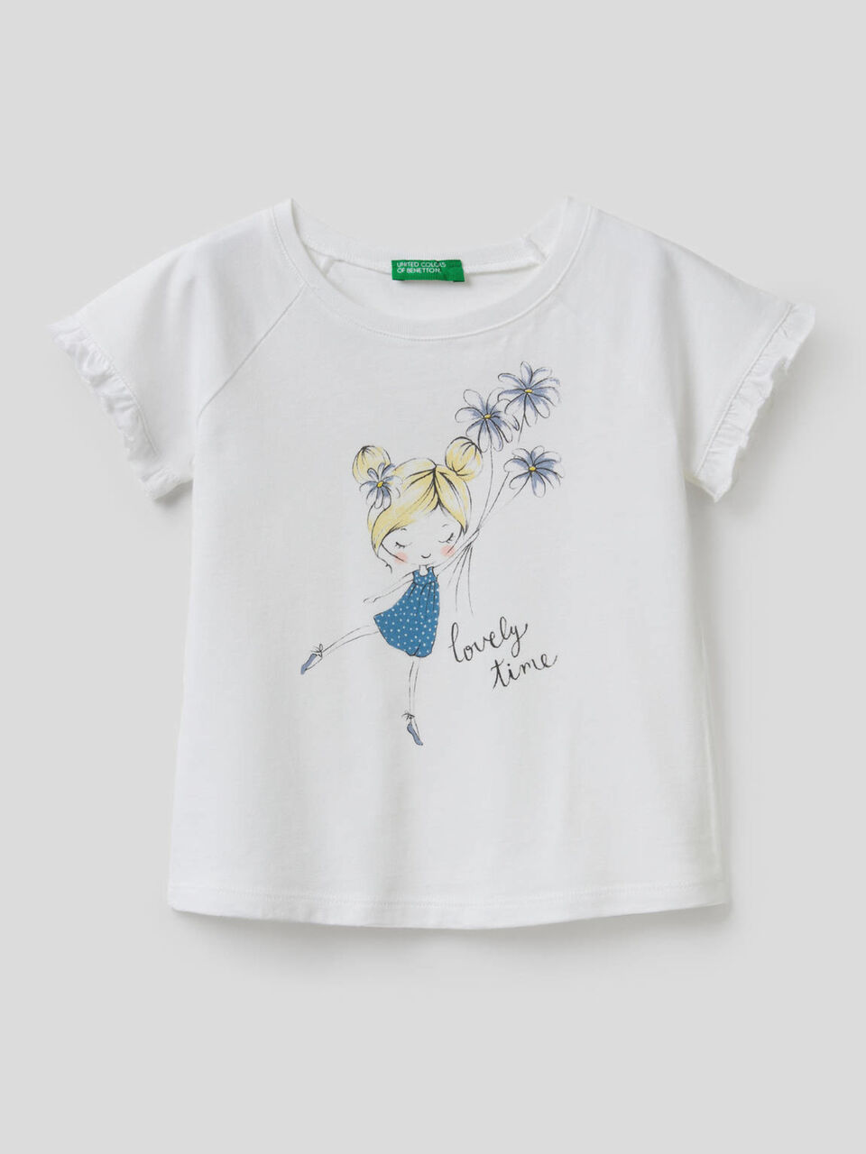 T-shirt avec ruches et paillettes image number 1