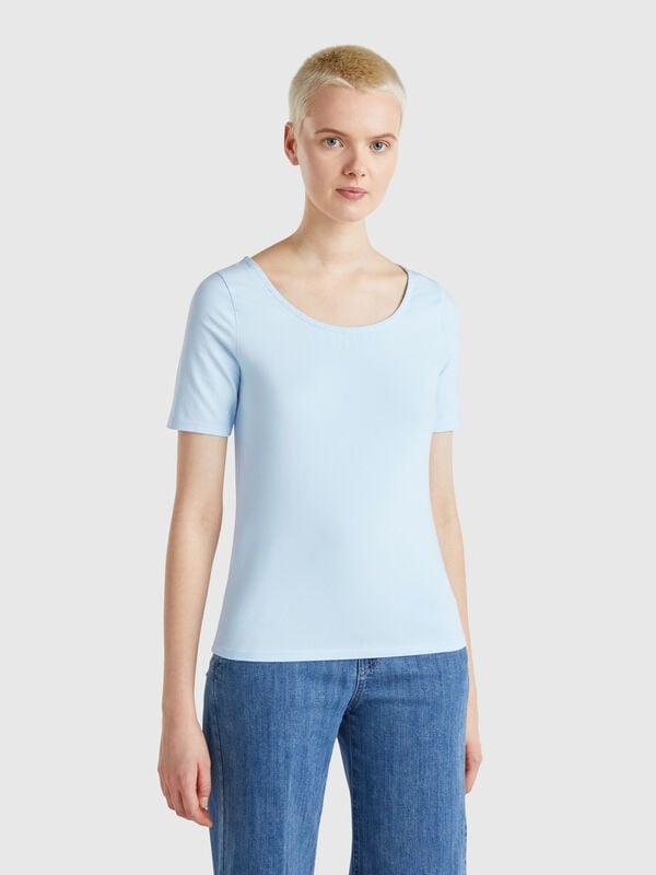 T-shirt coupe slim réversible Femme
