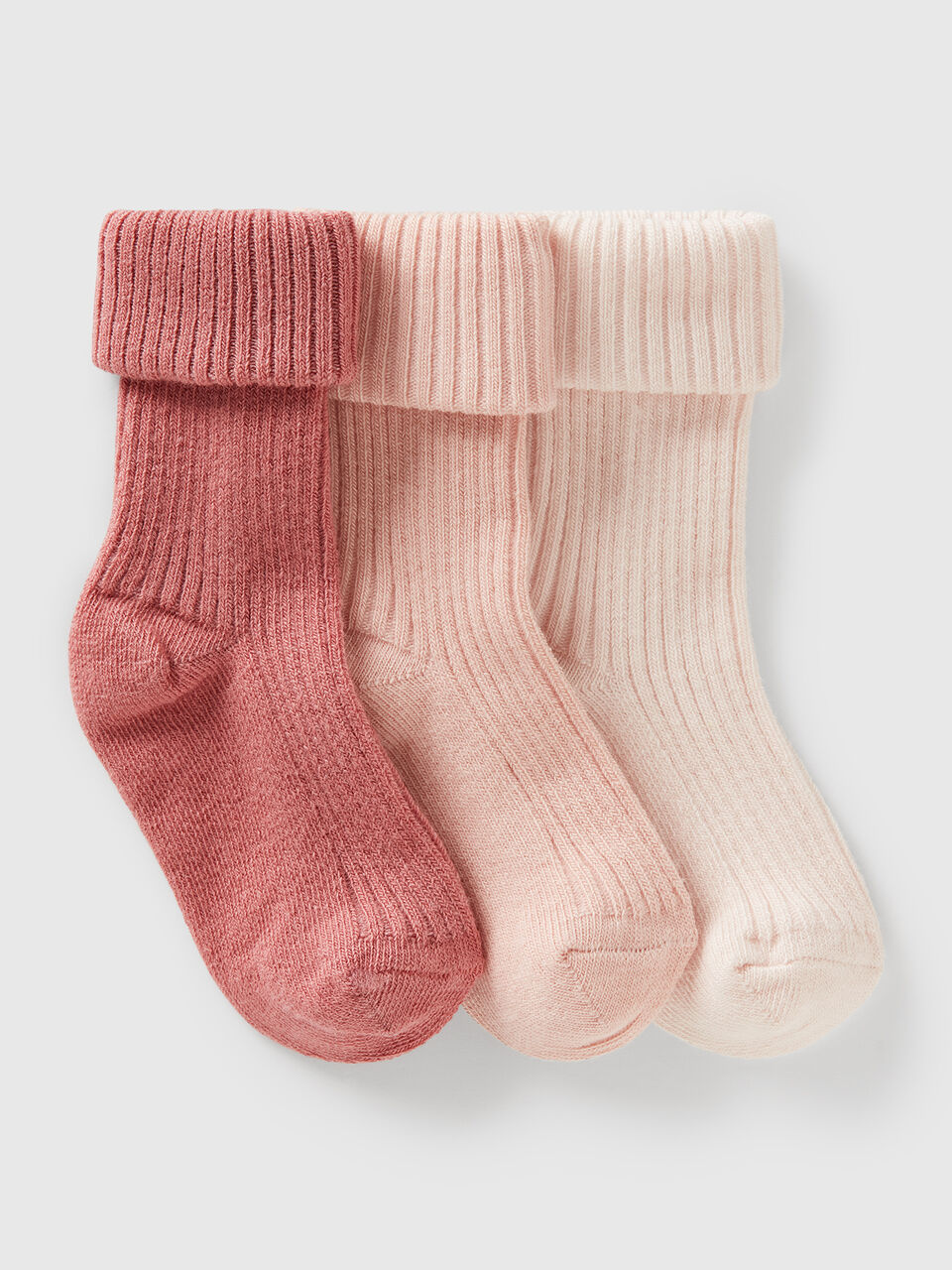 KNITTED SOCKS 3 PAIR Naissancede image number 1