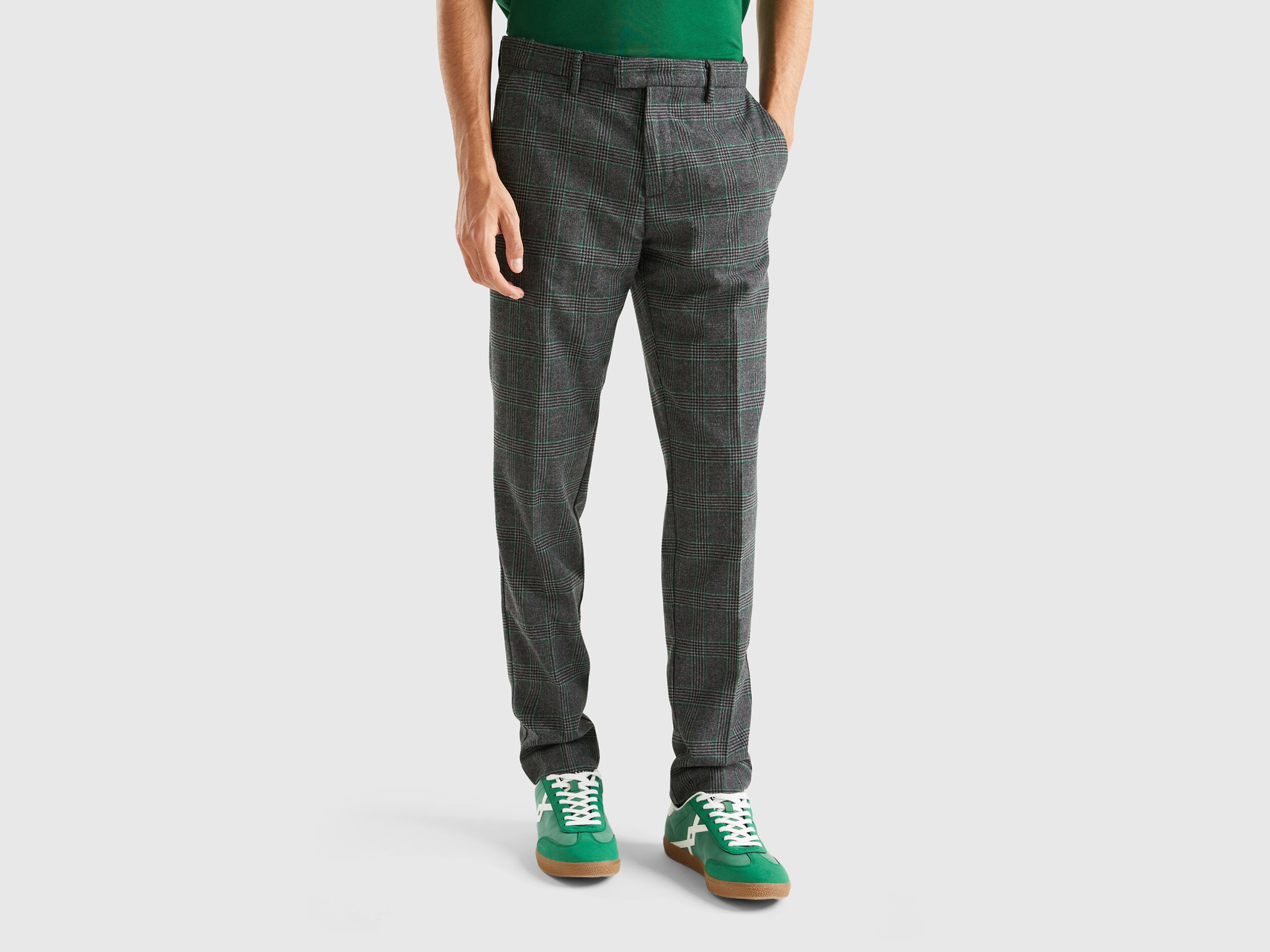 Pantalon slim prince de Galles
