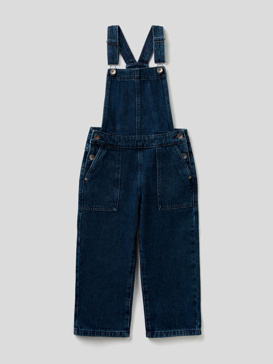 Salopette en denim de pur coton image number 1